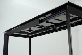 Стол CREMONA 140 KL-99 Белый мрамор матовый, итальянская керамика / черный каркас, ®DISAUR в Пуровске - purovsk.ok-mebel.com | фото 13