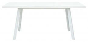 Стол ФИН 120 Белый, стекло/ Белый каркас М-City в Пуровске - purovsk.ok-mebel.com | фото 2