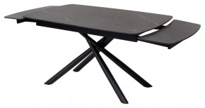 Стол RIVOLI 140 MATT BLACK MARBLE SOLID CERAMIC / BLACK, ®DISAUR в Пуровске - purovsk.ok-mebel.com | фото 6