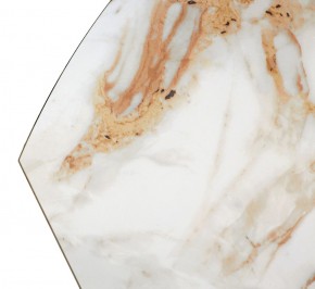 Стол TERAMO 135 GLOSS GRAND JADE SOLID CERAMIC, керамика, поворотн.механизм / Черный каркас, ®DISAUR в Пуровске - purovsk.ok-mebel.com | фото 13