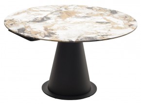 Стол TERAMO 135 GLOSS GRAND JADE SOLID CERAMIC, керамика, поворотн.механизм / Черный каркас, ®DISAUR в Пуровске - purovsk.ok-mebel.com | фото 15