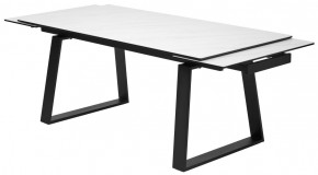 Стол VASTO 180 MARBLES KL-99 Белый мрамор матовый, итальянская керамика/ черный каркас, ®DISAUR в Пуровске - purovsk.ok-mebel.com | фото 6