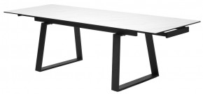 Стол VASTO 180 MARBLES KL-99 Белый мрамор матовый, итальянская керамика/ черный каркас, ®DISAUR в Пуровске - purovsk.ok-mebel.com | фото 9