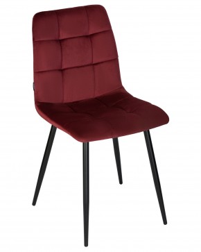 Стул обеденный DOBRIN CHILLY, Бордовый Holland 47, основание черный в Пуровске - purovsk.ok-mebel.com | фото 9