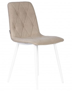 Стул обеденный DOBRIN CHILLY ROMBO, Капучино Simple 05, основание белый в Пуровске - purovsk.ok-mebel.com | фото 2