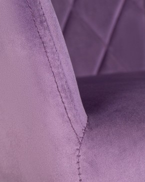 Стул обеденный DOBRIN ROBERT, черные матовые ножки, велюр V108-45 Темно-фиолетовый в Пуровске - purovsk.ok-mebel.com | фото 7