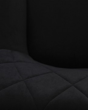 Стул обеденный DOBRIN ROBY, ЭМАЛЬ ЧЕРНЫЙ МУАР велюр Catania Black в Пуровске - purovsk.ok-mebel.com | фото 3
