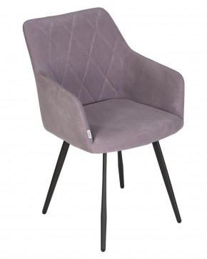 Стул обеденный DOBRIN ROBY, ЭМАЛЬ ЧЕРНЫЙ МУАР велюр Catania Lavender в Пуровске - purovsk.ok-mebel.com | фото 7