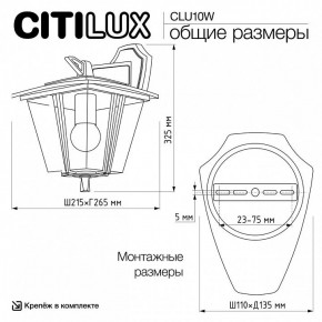 Светильник на штанге Citilux FORTS CLU10W в Пуровске - purovsk.ok-mebel.com | фото 9
