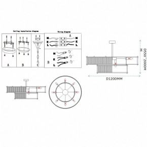 Светильник на штанге Imperiumloft RH Marais Round Chandelier 40,2668 в Пуровске - purovsk.ok-mebel.com | фото 11