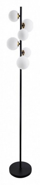 Торшер Arte Lamp Gemini A2243PN-6BK в Пуровске - purovsk.ok-mebel.com | фото