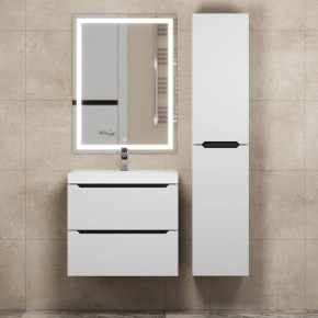Тумба под раковину Uperwood Tanos 60 см, подвесная, белая/графит в Пуровске - purovsk.ok-mebel.com | фото 13