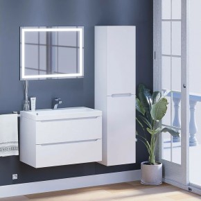 Тумба под раковину Uperwood Tanos 80 см, подвесная, белая матовая в Пуровске - purovsk.ok-mebel.com | фото 11