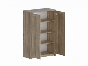 Тумба СИРИУС двухдверная высокая, цвет Дуб Сонома в Пуровске - purovsk.ok-mebel.com | фото 3