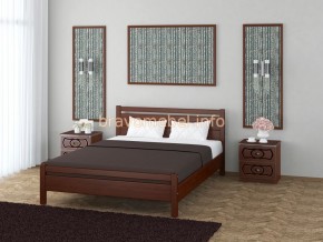 ВЕРОНИКА-1 Кровать из массива 1600 в Пуровске - purovsk.ok-mebel.com | фото 3