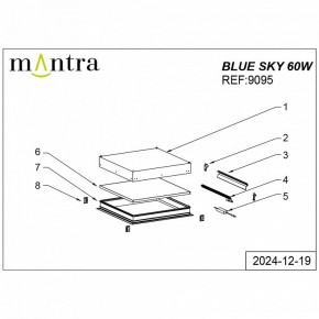 Встраиваемый светильник Mantra Blue Sky 9095 в Пуровске - purovsk.ok-mebel.com | фото 5