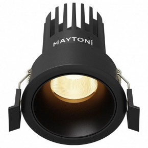 Встраиваемый светильник Maytoni Dip DL115-10W-2.7K-B в Пуровске - purovsk.ok-mebel.com | фото