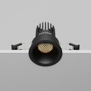 Встраиваемый светильник Maytoni Dip DL115-10W-2.7K-B в Пуровске - purovsk.ok-mebel.com | фото 7