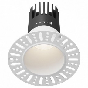 Встраиваемый светильник Maytoni Dip DL120-10W-4K-TRS-W в Пуровске - purovsk.ok-mebel.com | фото