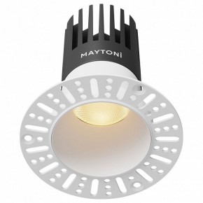 Встраиваемый светильник Maytoni Dip DL122-15W-2.7K-TRS-W в Пуровске - purovsk.ok-mebel.com | фото