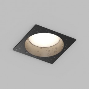 Встраиваемый влагозащищенный светильник DEEP, IP65, 15 Вт, GU5.3, LED, черный, пластик в Пуровске - purovsk.ok-mebel.com | фото 3