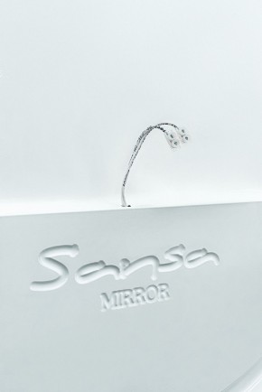 Зеркало Gia 75 white с подсветкой Sansa (SGa1044Z) в Пуровске - purovsk.ok-mebel.com | фото 5