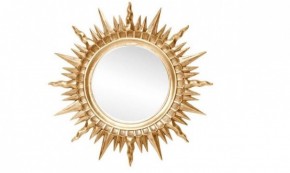 Зеркало круглое золото (1810(1) в Пуровске - purovsk.ok-mebel.com | фото