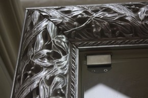 Зеркало Тиффани Premium слоновая кость/серебро (Ф/01(П) в Пуровске - purovsk.ok-mebel.com | фото 4